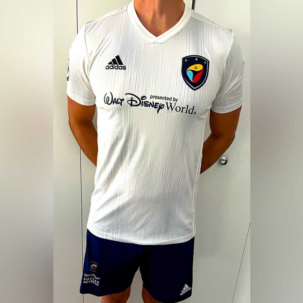 ADIDAS Mens Climalite Authentic Soccer Jersey Shirt ESPN Disney Small